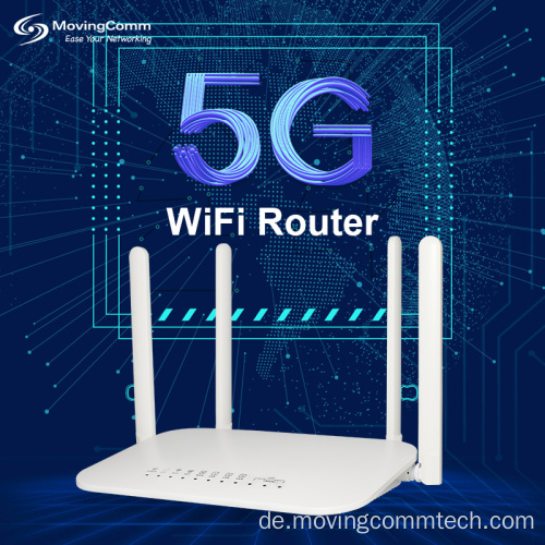 1800 Mbit / s Gigabit WiFi6 LTE CAT12 5G CPE -Router